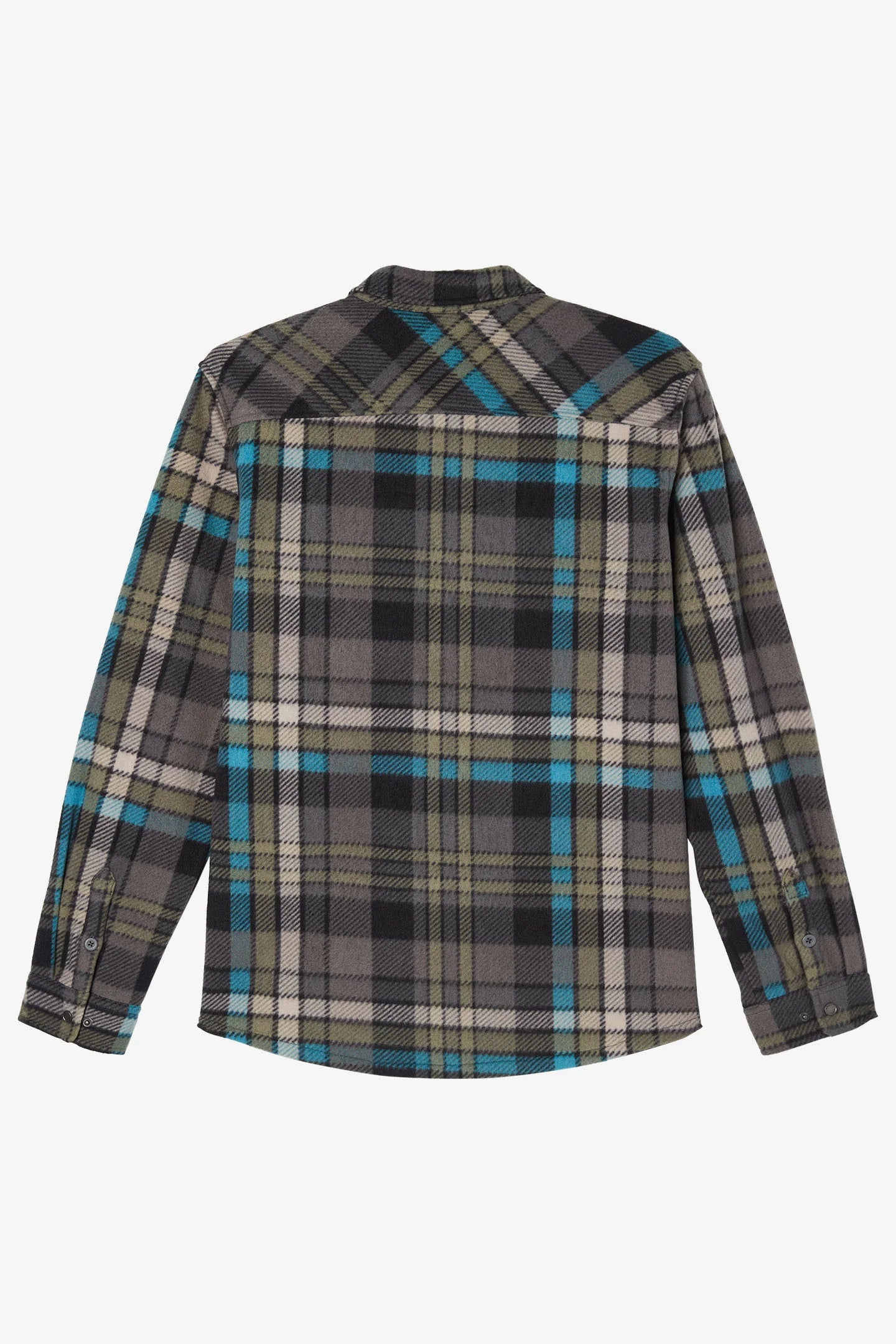 Glacier Plaid Superfleece Shirt - Storm Blue